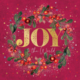 Joy to the World & Presents Under the Tree Christmas Cards (Twin Pack)