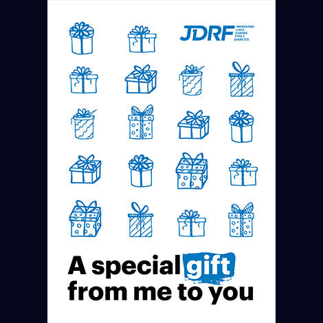 'Find a cure for diabetes' virtual gift